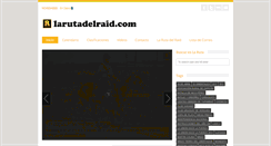 Desktop Screenshot of larutadelraid.com