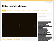 Tablet Screenshot of larutadelraid.com